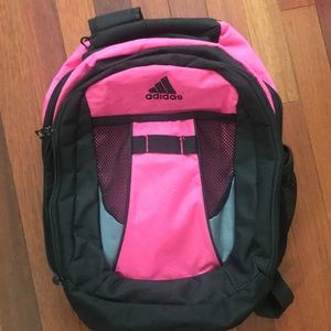 Pink adidas backpack like new